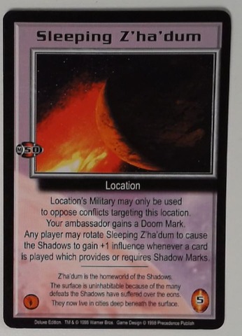Sleeping Z'ha'dum - Rare